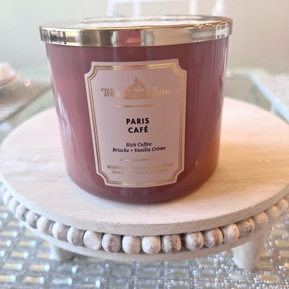 🤎 Paris Cafe Bath & and Body Works 3 Wick Candle NEW BBW NWT - Picture 2 of 4